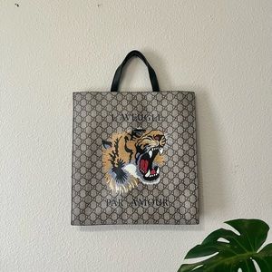 GUCCI L'AVEUGLE PAR AMOUR TOTE BAG